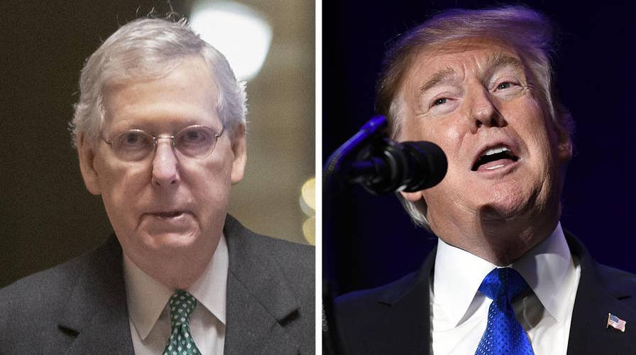 McConnell says Trump is prepared to sign compromise bill and will declare national emergency on border