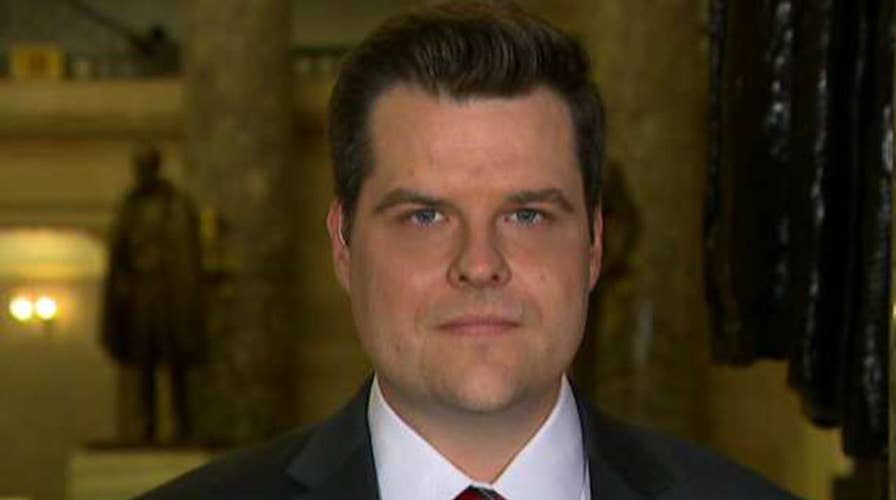 Gaetz: McCabe launched obstruction of justice probe because they had nothing on collusion