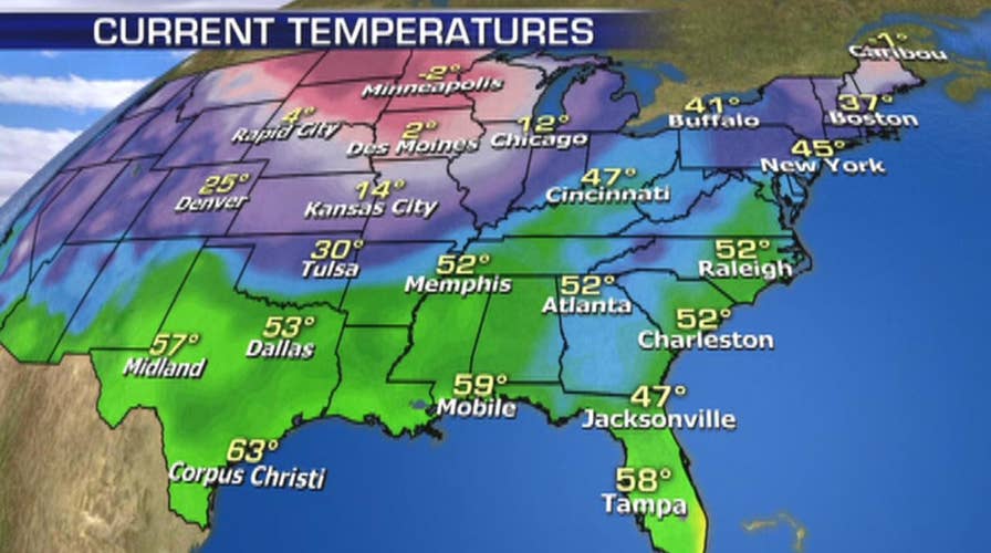 National forecast for Friday, February 15