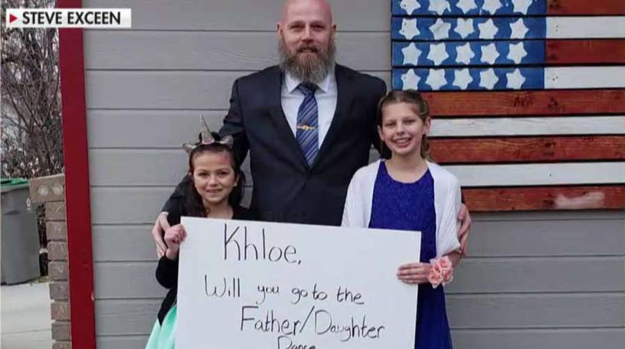 Veteran steps in to take the child of a fallen Marine to her father-daughter dance