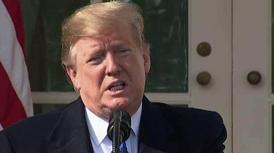 Trump says money reallocated to pay for the border wall is being used at discretion of generals