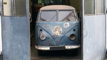 First VW police speed camera van discovered in garage after 55 years