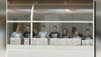 Grandma battling brain cancer gets surprise message from grandkids too young to visit