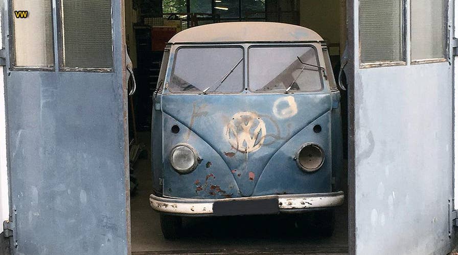 First VW police speed camera van discovered in garage after 55 years