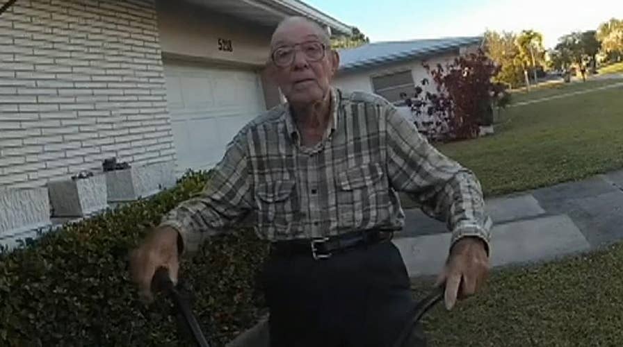 Cops surprise 80-year-old man with new bike after his was stolen