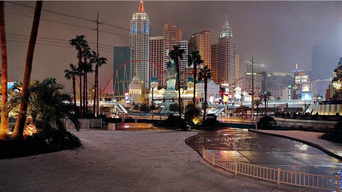 Snow Turns Las Vegas Into Desert Wonderland Fox News