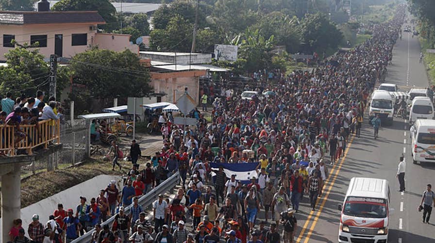 New migrant caravan making its way to the US
