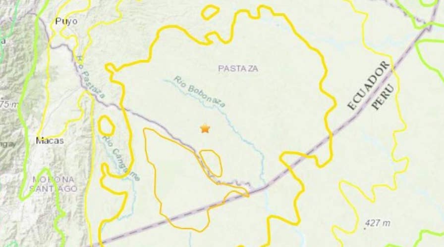 7.5 magnitude earthquake strikes near Ecuador-Peru border, USGS says