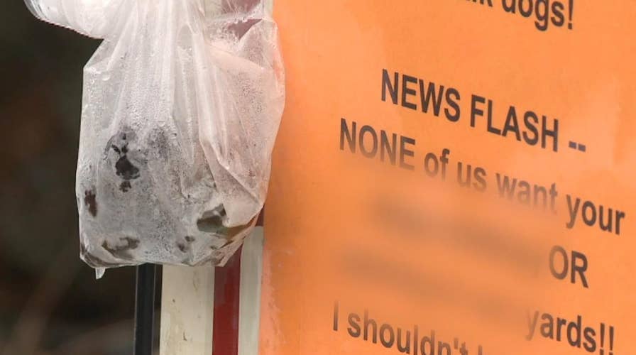 Colorado neighborhood concerned by threatening sign aimed at delinquent dog owners