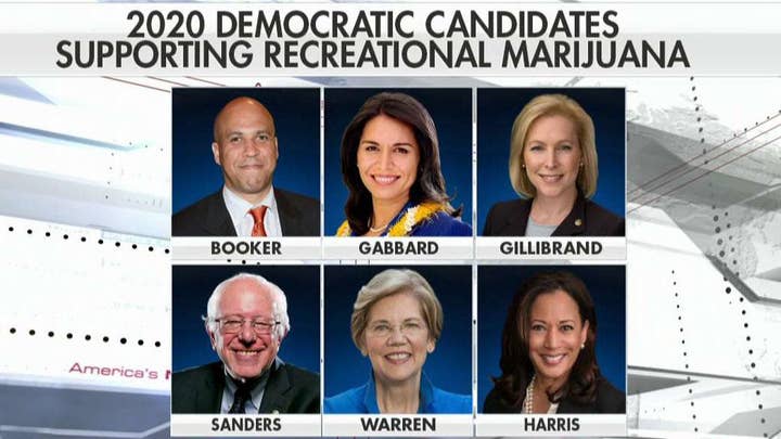 Will 2020 Democratic presidential hopefuls make legalizing recreational marijuana part of their platform?