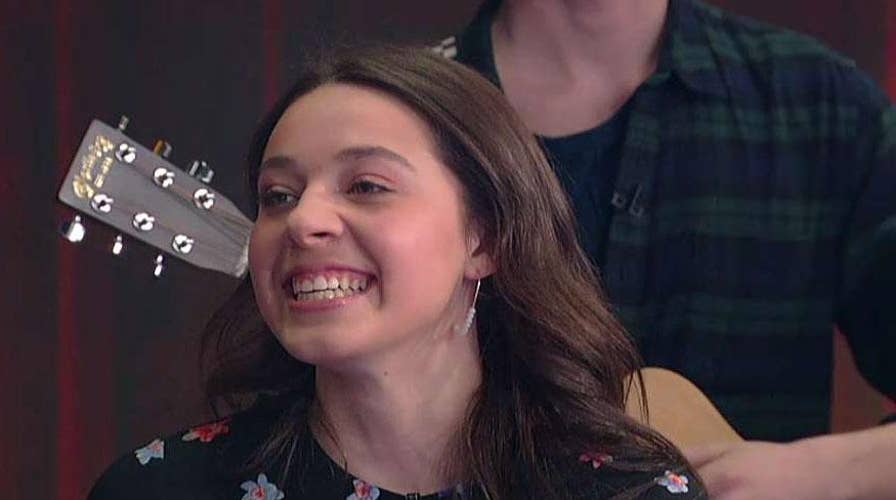 Woman chosen to sing at Michael Buble's concert serenades ‘Fox & Friends’ with her favorite jazz standard