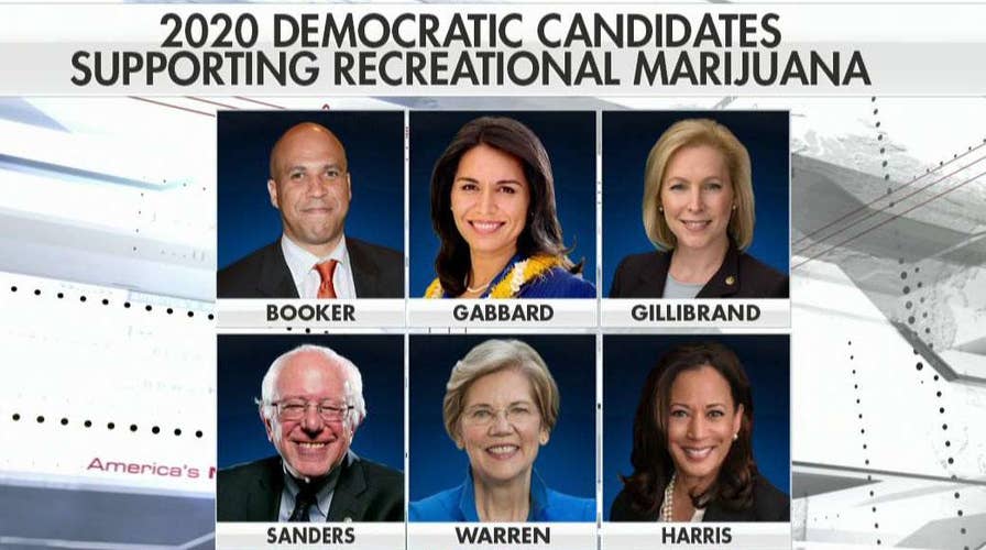 Will 2020 Democratic presidential hopefuls make legalizing recreational marijuana part of their platform?
