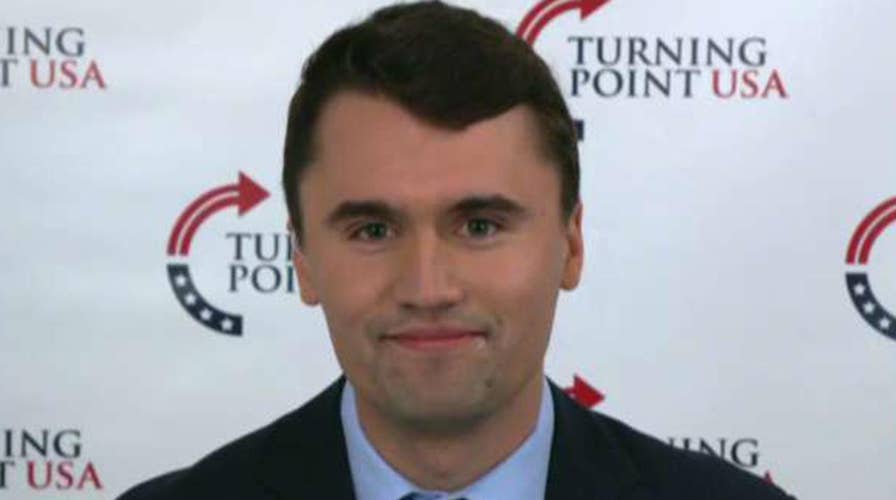 Charlie Kirk on the continuing fight over President Trump's border wall