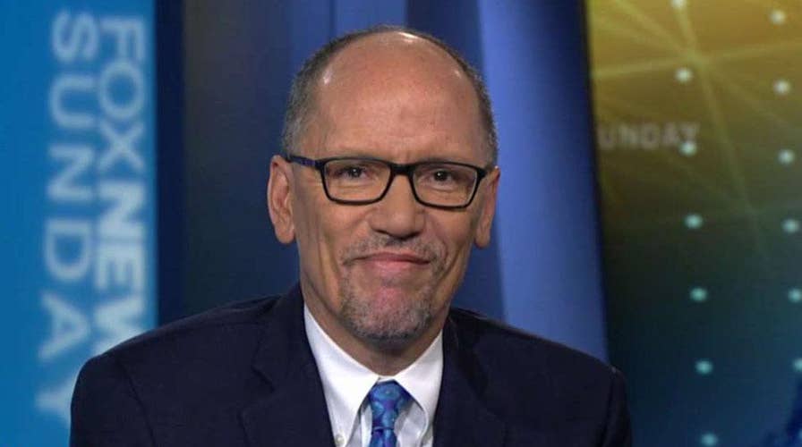 Tom Perez on the 2020 presidential field's shift to the far left