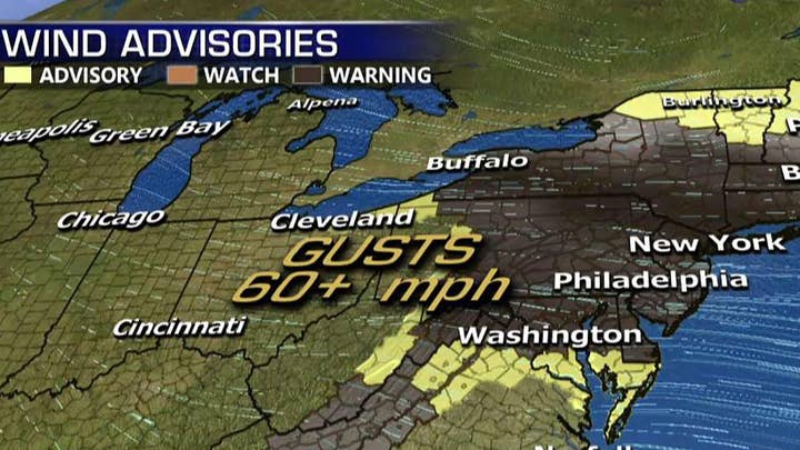 National forecast for Monday, February 25