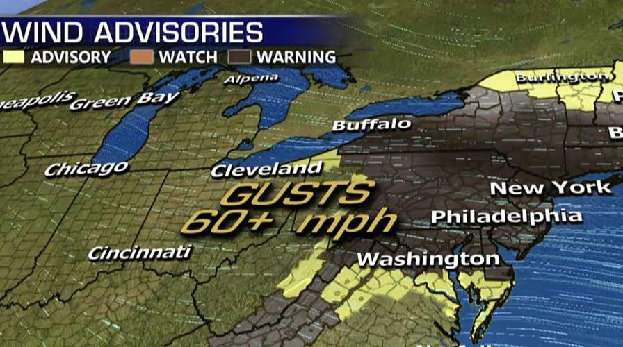 National forecast for Monday, February 25