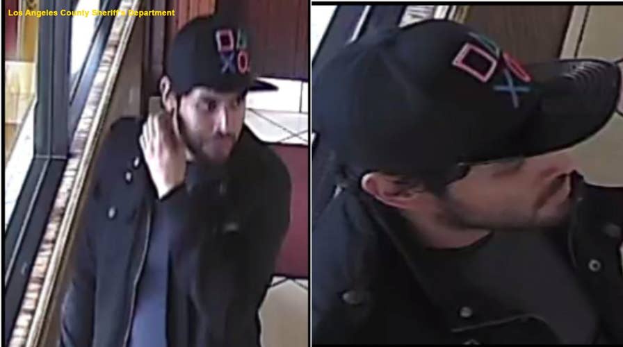 Caught on tape: Knife-wielding man attacks random donut shop customer in California