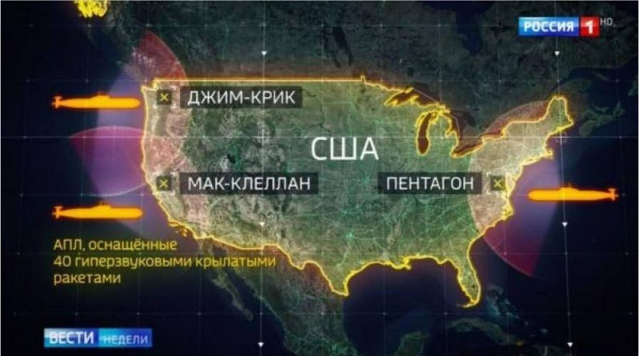 Russian TV lists potential nuclear strike targets in US after Putin warning