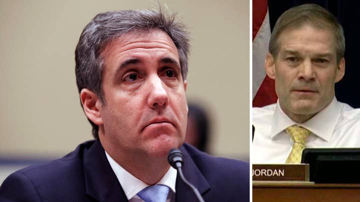 'Shame on you, Mr. Jordan': Cohen hits Republican for saying he has no remorse for crimes