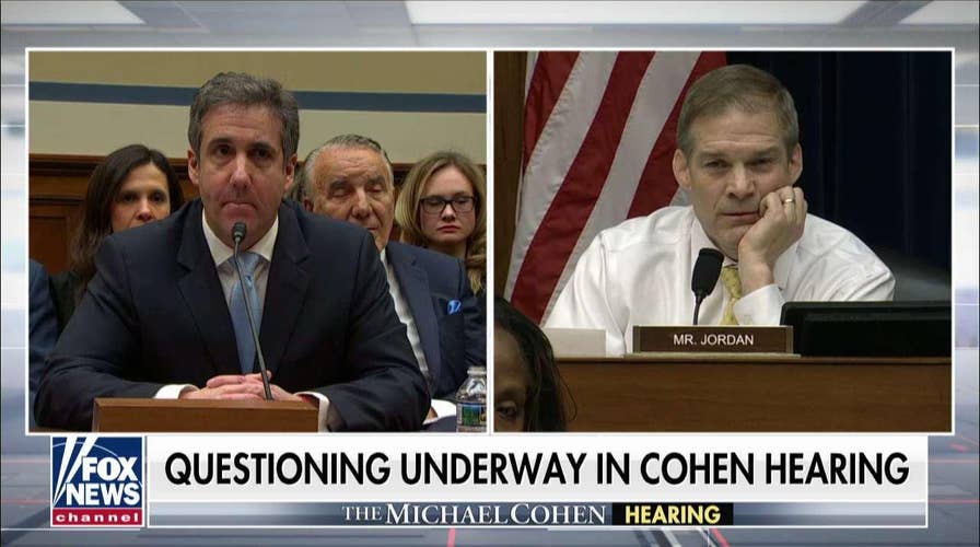 Michael Cohen and Jim Jordan clash during hearing