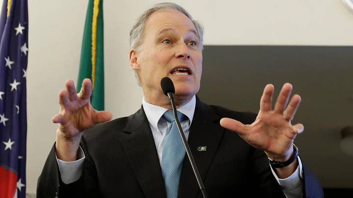 Washington Democratic Gov. Jay Inslee announces presidential bid