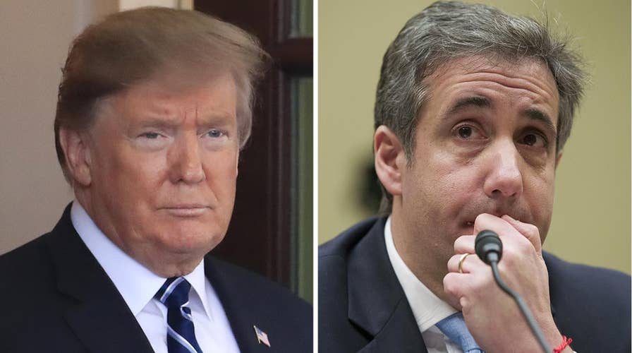 Trump alleges Cohen's new book proposal contradicts House testimony