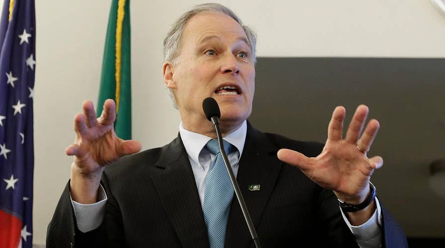 Washington Democratic Gov. Jay Inslee announces presidential bid