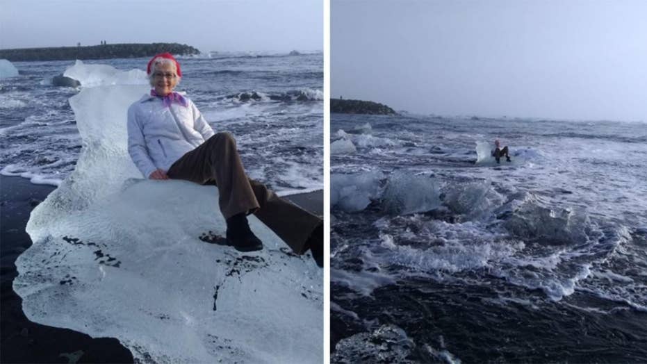 Texas grandmother rescued after posing on 'iceberg throne ...