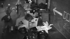 5 people caught on video beating homeless men on New York City street, stealing $5 before fleeing