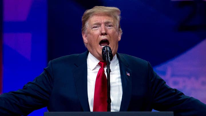 President Trump attacks Democrats, socialism and Mueller probe in fiery CPAC speech.