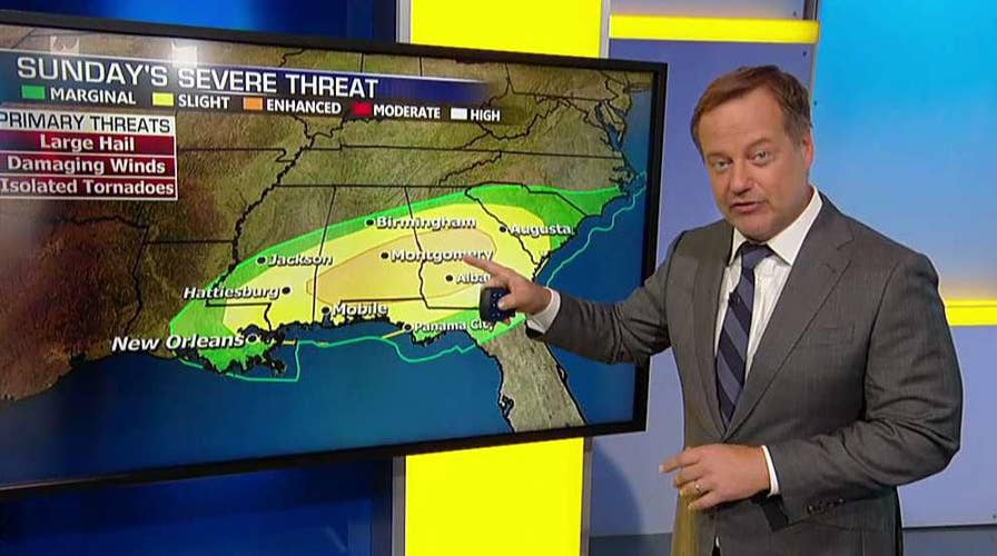 National forecast for Sunday, March 3