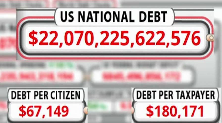 US national debt hits a record $22 trillion