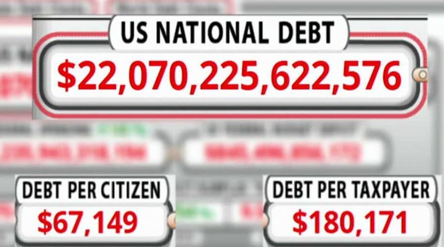 US national debt hits a record $22 trillion