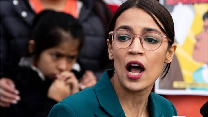 Ocasio-Cortez leaves parade in 17 mpg minivan — blocks from the subway