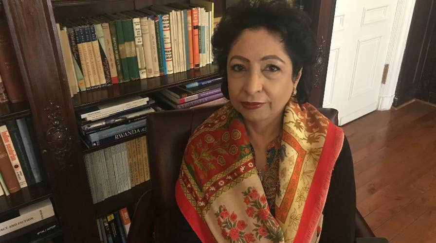 Pakistan’s UN Ambassador Maleeha Lodhi reacts to the latest in the Kashmir conflict