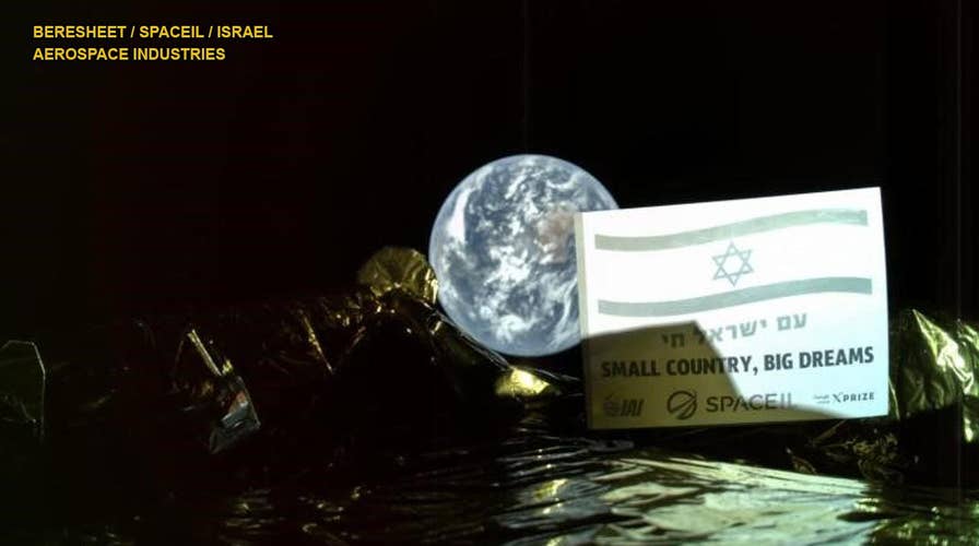Israeli spacecraft snaps stunning selfie on its way to the Moon