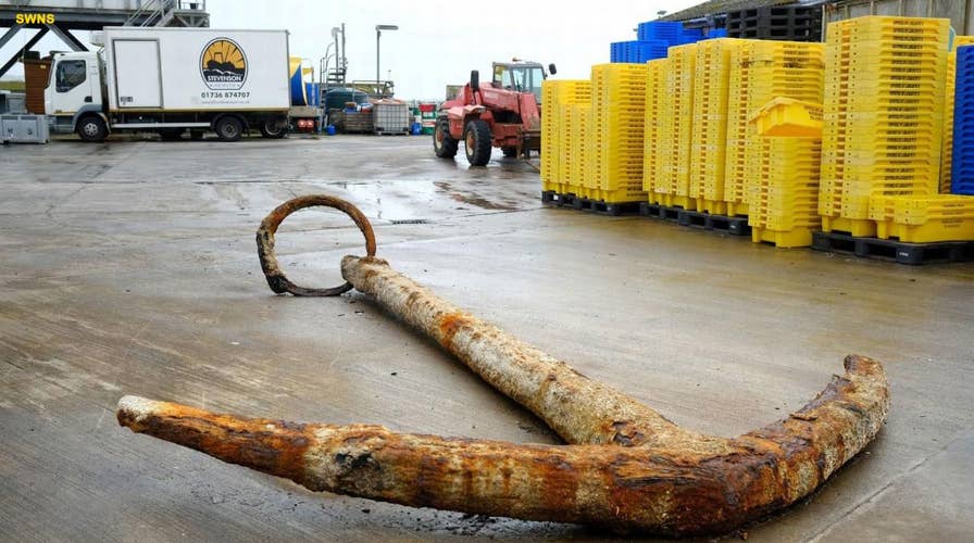 Anchor found off of U.K. coast could be from one of Britain’s richest ship wrecks