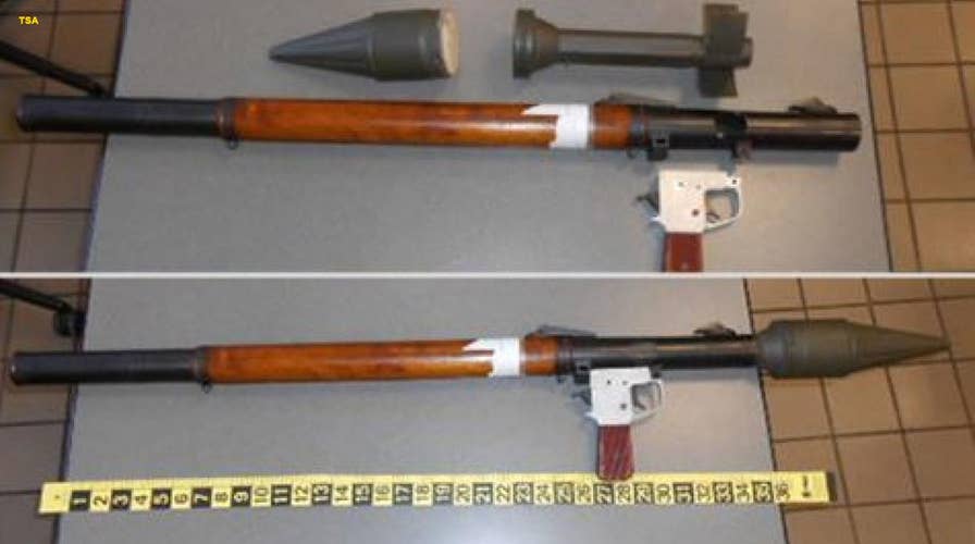Man stopped at Pennsylvania airport for trying to check a 'military rocket grenade launcher' in his checked bag