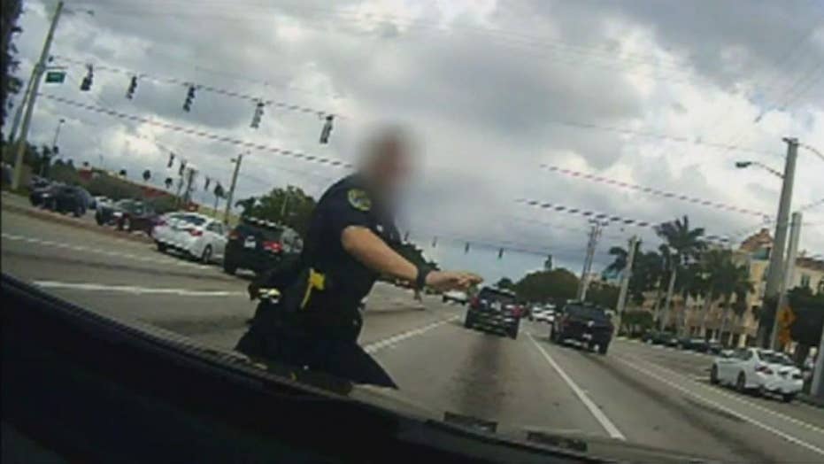 Florida Police Officer Struck By SUV In Dashcam Video While Chasing ...