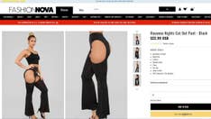 Fashion Nova's risqué 'cut-out' pants face criticism on Twitter: 'Those aren’t pants. Stop it'