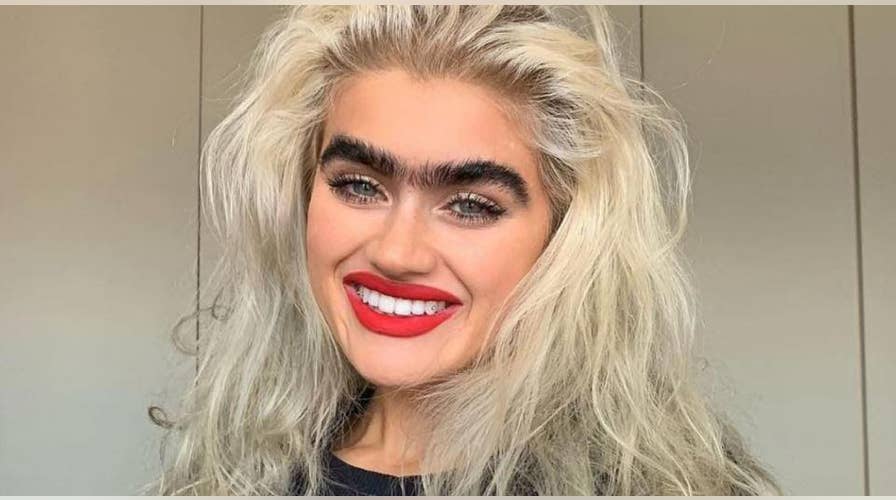 Model Sophia Hadjipanteli is challenging conventional beauty standards with her unibrow