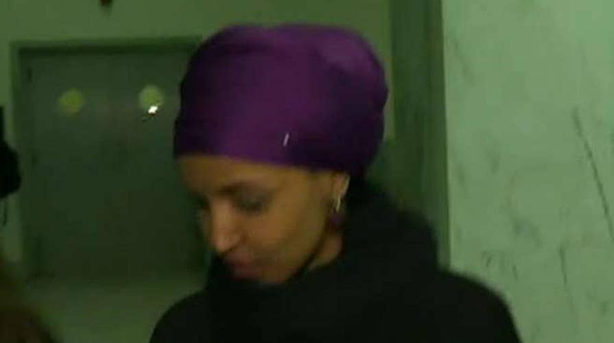 Freshman Rep. Ilhan Omar stays silent when asked whether or not she’s anti-Semitic