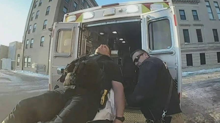 Raw video: Fort Dodge police officer exposed to opioid during traffic stop