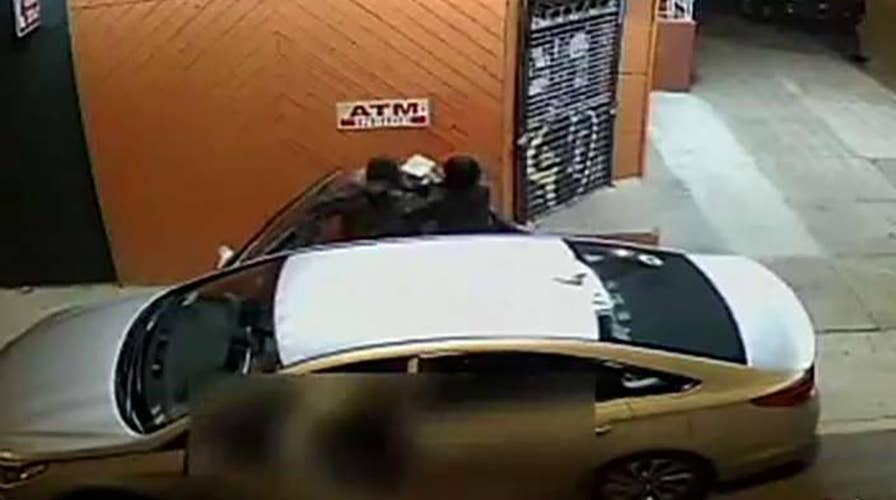 Surveillance video shows man stabbing Philadelphia Uber driver