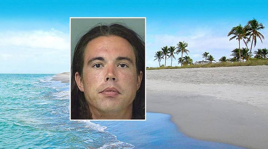 Groom Jeffery Alvord spends his wedding night in jail after breaking the nose of a photo-bombing beachgoer