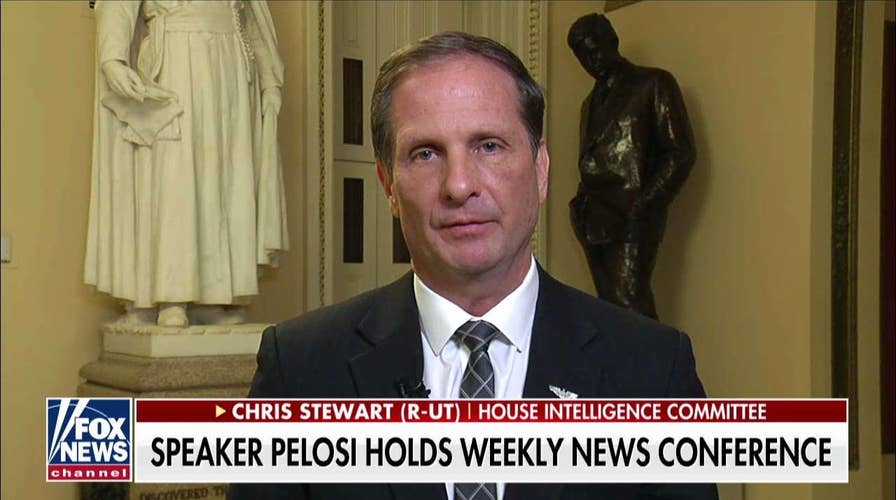 Rep. Chris Stewart hits Pelosi for failure to condemn Rep. Omar.