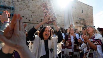 Clash at the Western Wall between thousands of young ultra-Orthodox Jews and a liberal Jewish women's group