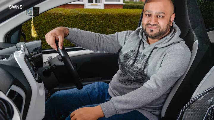 One-armed driving instructor teaches stick-shift skills