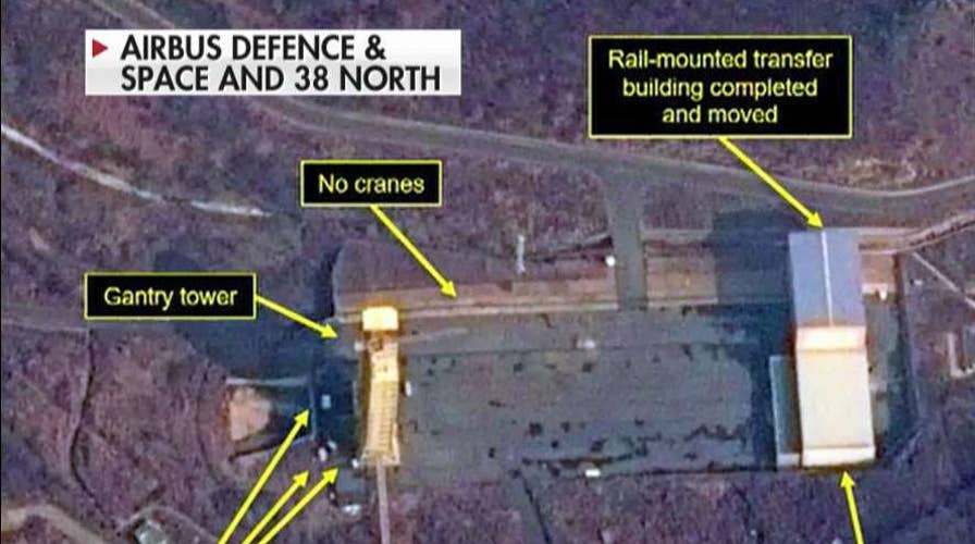 Satellite images show activity at North Korean missile test site