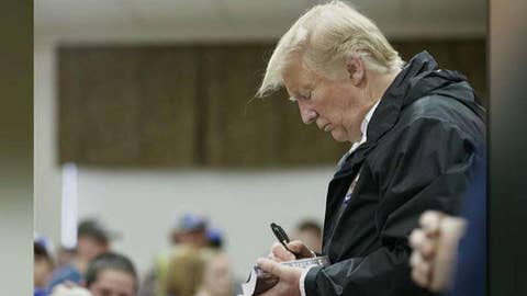 10-year-old volunteer on having bible signed by President Trump